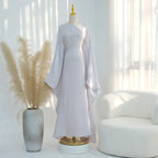 Elariah Shimmering Eid Kaftan Abaya – Extra Loose Fit Butterfly Sleeve Maxi Dress for Ramadan, Evening & Party Wear