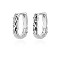 Elariah Elegant Stainless Steel Round Hoop Earrings for Women – Vintage Style 20mm Luxury Everyday & Occasion Jewellery