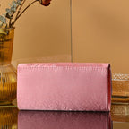 Women's Envelope Evening Clutch Bag - Hard Shell Party Handbag with Criss-Cross Design | Elariah