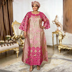 Vestido largo caftán dashiki africano Elariah para mujer – Túnica abaya modesta estilo bazín tradicional