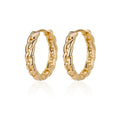 Elariah Elegant Stainless Steel Round Hoop Earrings for Women – Vintage Style 20mm Luxury Everyday & Occasion Jewellery