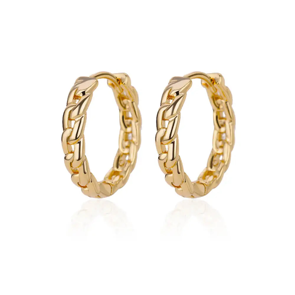 Elariah Elegant Stainless Steel Round Hoop Earrings for Women – Vintage Style 20mm Luxury Everyday & Occasion Jewellery