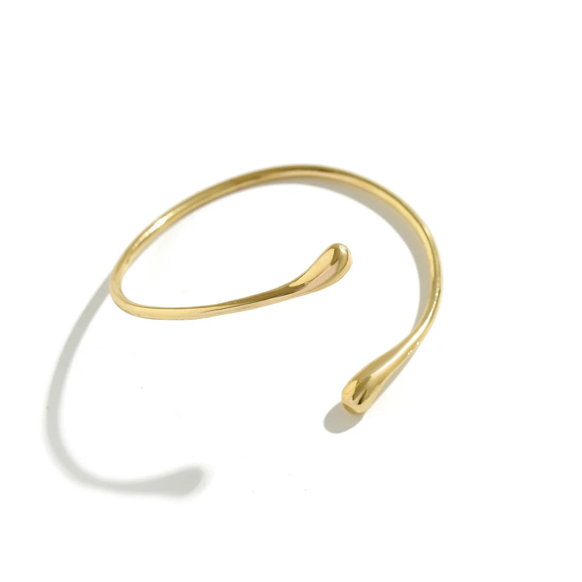 Vintage Water Drop Geometric Upper Arm Bracelet – Adjustable Cuff Bangle for Women