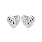 18K Gold Plated Stainless Steel Multilayer Circle Knot Drop Earrings for Women – Textured Statement Round Earrings