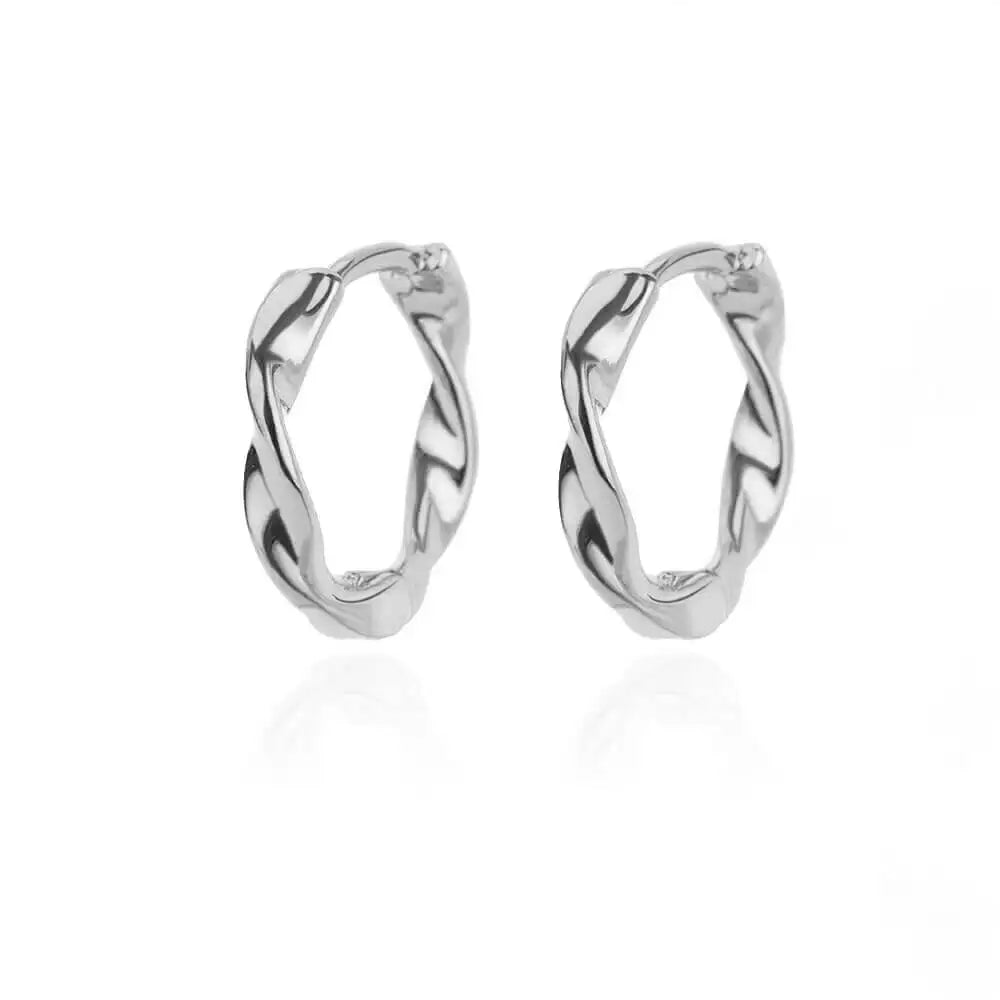 Elariah Elegant Stainless Steel Round Hoop Earrings for Women – Vintage Style 20mm Luxury Everyday & Occasion Jewellery