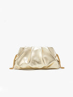 Elariah Luxury Chain Shoulder Clutch Bag – Elegant PU Leather Evening Purse for Weddings & Parties