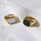 316L Stainless Steel Fashion Ring – Durable, Non-Fading Band for Women