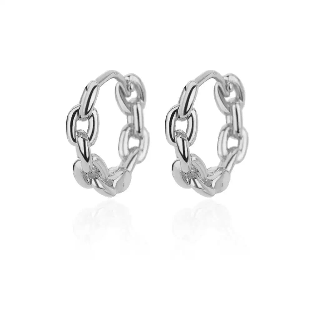 Elariah Elegant Stainless Steel Round Hoop Earrings for Women – Vintage Style 20mm Luxury Everyday & Occasion Jewellery