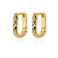 Elariah Elegant Stainless Steel Round Hoop Earrings for Women – Vintage Style 20mm Luxury Everyday & Occasion Jewellery