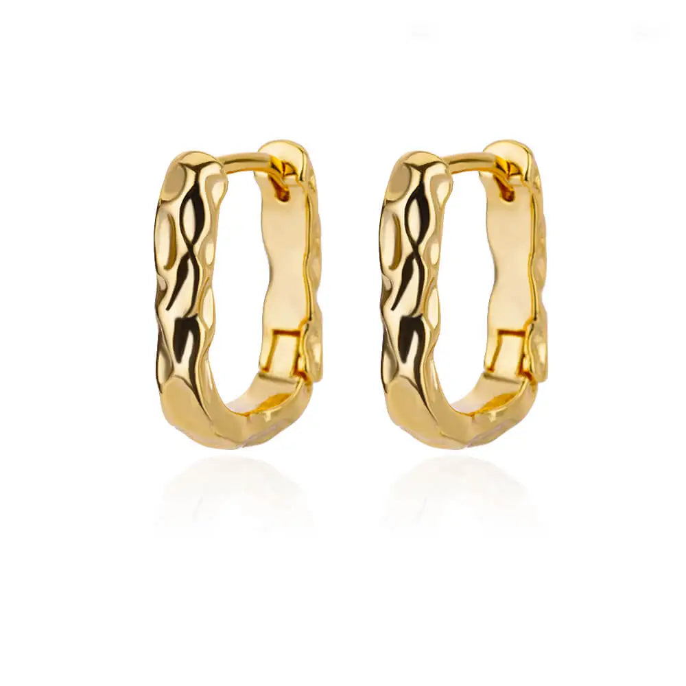 Elariah Elegant Stainless Steel Round Hoop Earrings for Women – Vintage Style 20mm Luxury Everyday & Occasion Jewellery