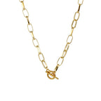 Stainless Steel Thick Chain Necklace – Unisex Punk Choker Jewelry for Women & Men