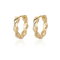 Elariah Elegant Stainless Steel Round Hoop Earrings for Women – Vintage Style 20mm Luxury Everyday & Occasion Jewellery