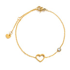 Minimalist Cross, Crescent Moon & Star Charm Bracelet for Women – Stainless Steel Thin Chain Adjustable Gold Layered Bracelet