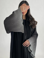 Abaya Elariah à manches évasées sans fermeture pour femme – Caftan maxi pudique, robe islamique ample à manches longues