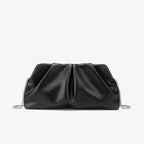 Elariah Luxury Chain Shoulder Clutch Bag – Elegant PU Leather Evening Purse for Weddings & Parties