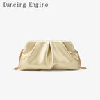 Elariah Luxury Chain Shoulder Clutch Bag – Elegant PU Leather Evening Purse for Weddings & Parties
