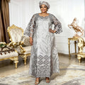 Vestido largo caftán dashiki africano Elariah para mujer – Túnica abaya modesta estilo bazín tradicional