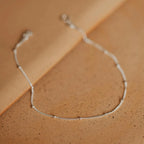 Minimalist Stainless Steel Bead Anklet for Women – Adjustable Gold, Silver & Rose Gold Chain Anklet Bracelet